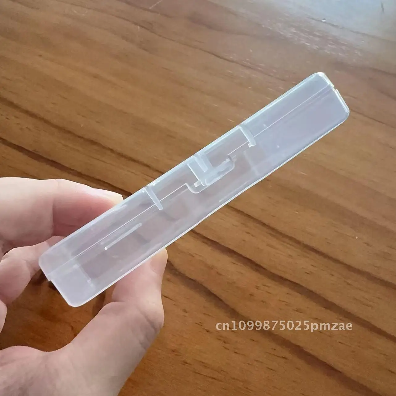

Large Transparent PP Storage Box Square One-Grids for Manicure False Eyelashes Cotton Swab Business Cards - Modern