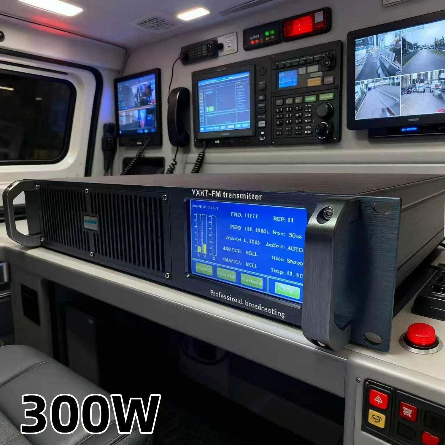 

TC- 300W FM Radio Transmitter – Ideal for Real-Time Traffic Broadcast