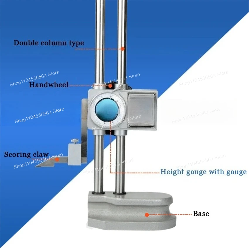 High Precision Double Column Digital Height Gauge 0-500mm/0-600mm 0.01mm Accuracy High Quality Height Ruler