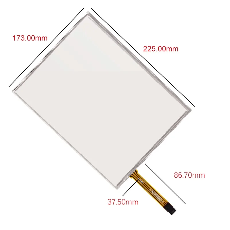 

10,4-дюймовый 4-проводной для LQ104V1DG52 LQ104V1DG51 G104SN03 V.1 AMT 9509, дигитайзер сенсорного экрана, стекло 4:3 USB-интерфейс 225*173 мм