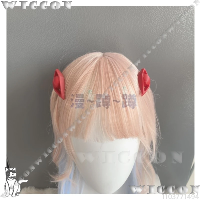 أزياء Ronova Ruler of Death Genshin Impact Game التأثيرية، شعر مستعار فضي، أغطية رأس حمراء، امرأة فتاة، دعائم الهالوين، لعب الأدوار للحفلات