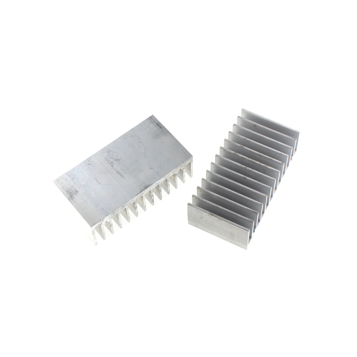 Disipador de calor de aluminio pequeño, 50/20 piezas, 30x8x8/14/22mm, radiador de parche fijo adhesivo