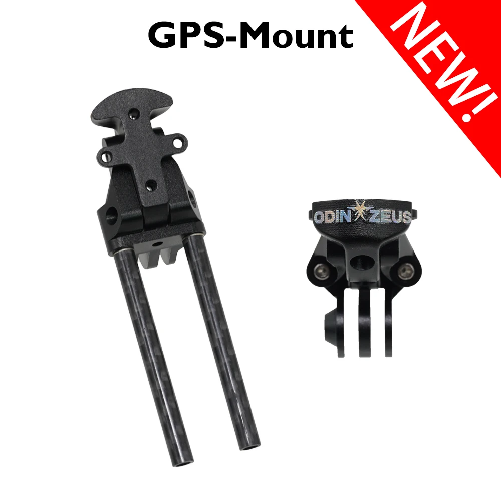 

GPS Standalone System Carbon Fiber Bracket 97mm Length 33mm For THE UNIT Garmin Wahoo 21-22cm Cockpit Front 14.4g Lightweight