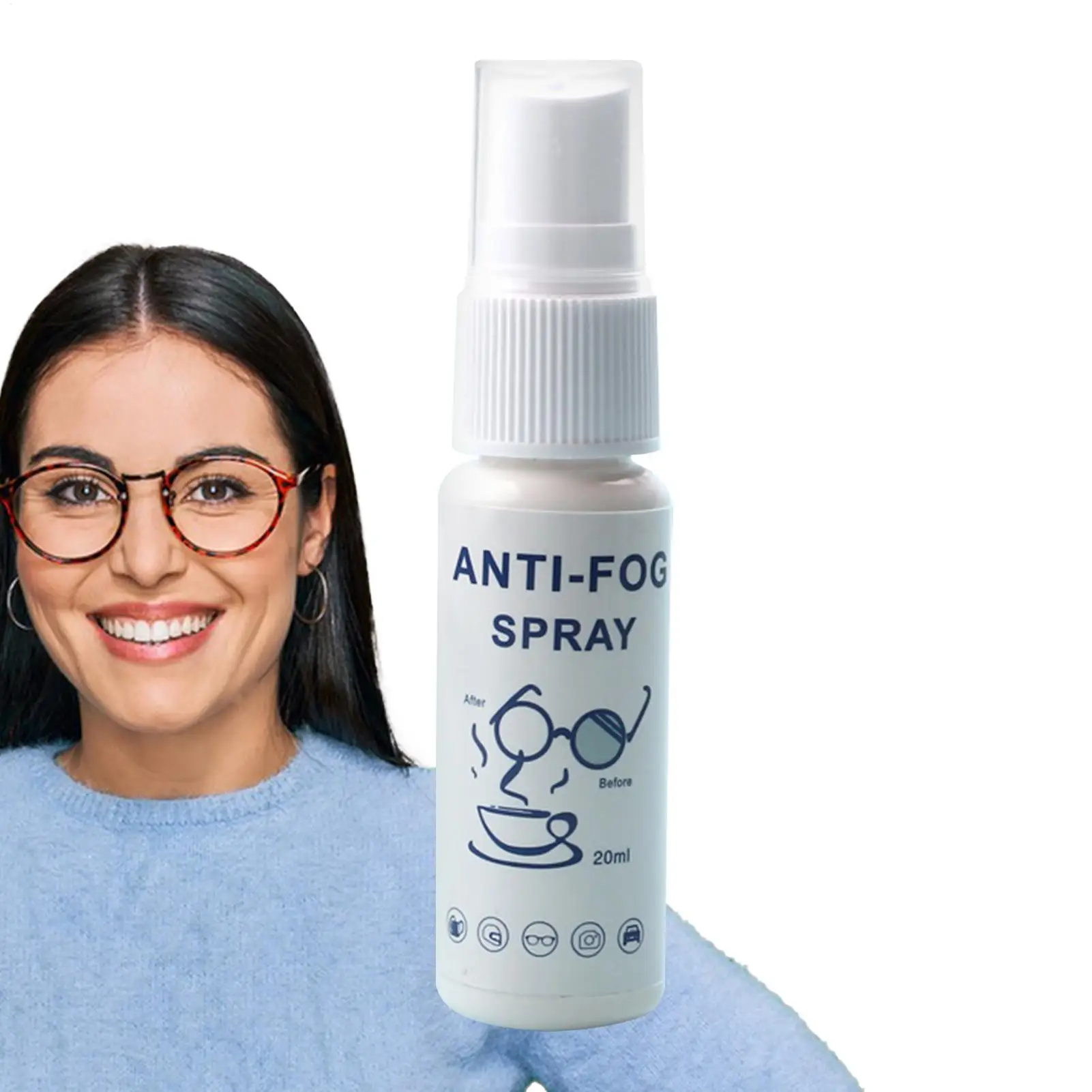 1pc Anti Fog Spray for Glasses Windshield Defogger Eyeglass Lens Glass Cleaner Safety Eyeglass Defogger Mirror Coating Agent view 3