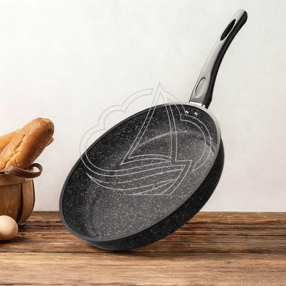 Low Oil Fume Non‑Stick Flat Pan Household Steak Pancake Skillet for All Stove Tops
