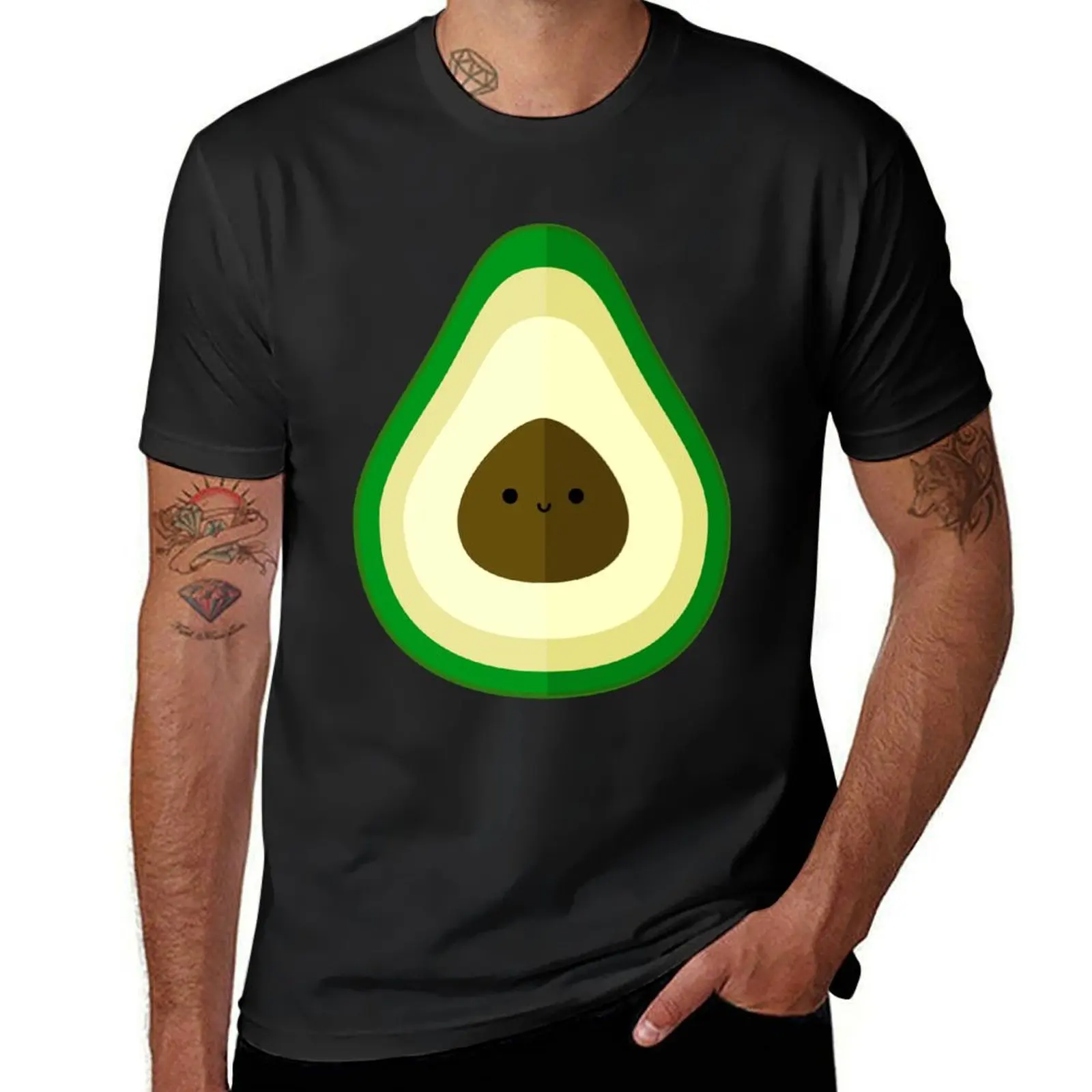 Bravocado! T-shirt de impressão animal estética masculina, Roupas estéticas, Camisetas extragrandes para meninos