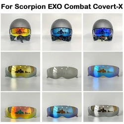 Viseira de capacete para escorpião exo combate covert-x capacetes viseira protetor solar pára-brisa capacete escudo moto cascos acessórios