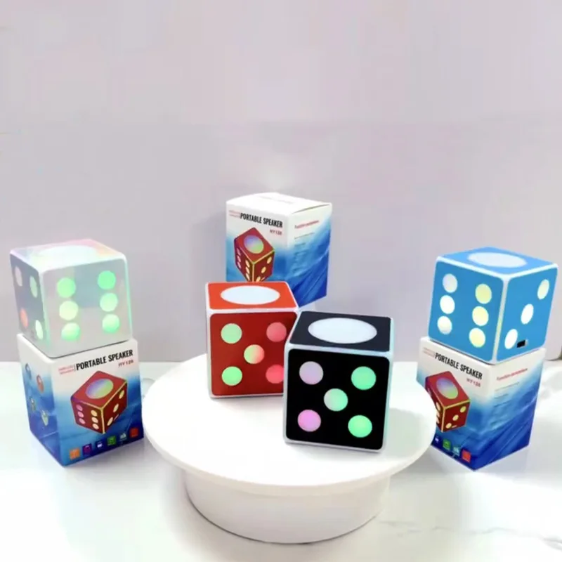 2025 New Mini Portable Bluetooth Speakers Led Lights High Power Speaker For Outdoor Indoor Home Party USB Subwoofer Sound box