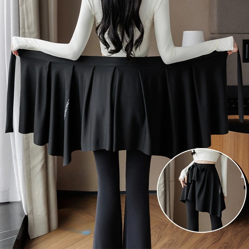 Hip Covering Skirt Women Slim Fit Sports Fitness Overlay Skirt for Yoga Pants Leggings