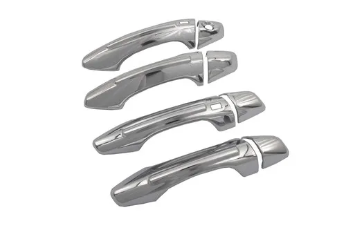 

Хромированная крышка дверной ручки из АБС-пластика, 8 шт., с доступом без ключа для Hyundai Santa Fe 2013 года, бесплатная доставка