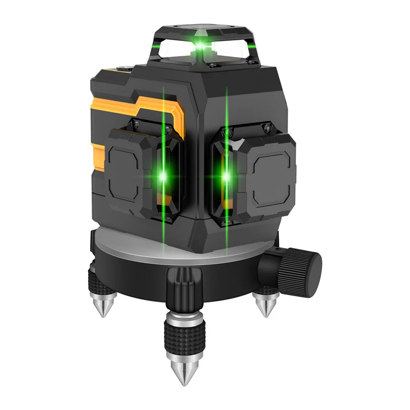 

【Hot】Norm 12 Line Green La-ser Level 360 Degree Self-Leveling Machine Tool Industrial & DIY Grade 3D La-ser Leveler