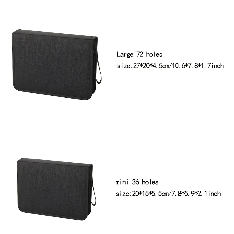 大容量鉛筆ケース 色鉛筆 マーカー ペン収納バッグ 多機能描画スケッチ鉛筆バッグ