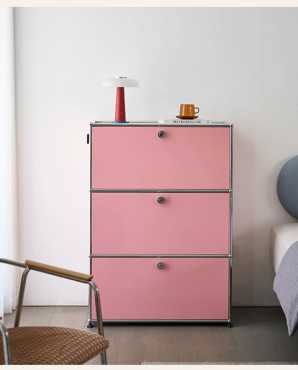 

LTT Bauhaus Stainless Steel Modular Cabinet Single Computer Desk