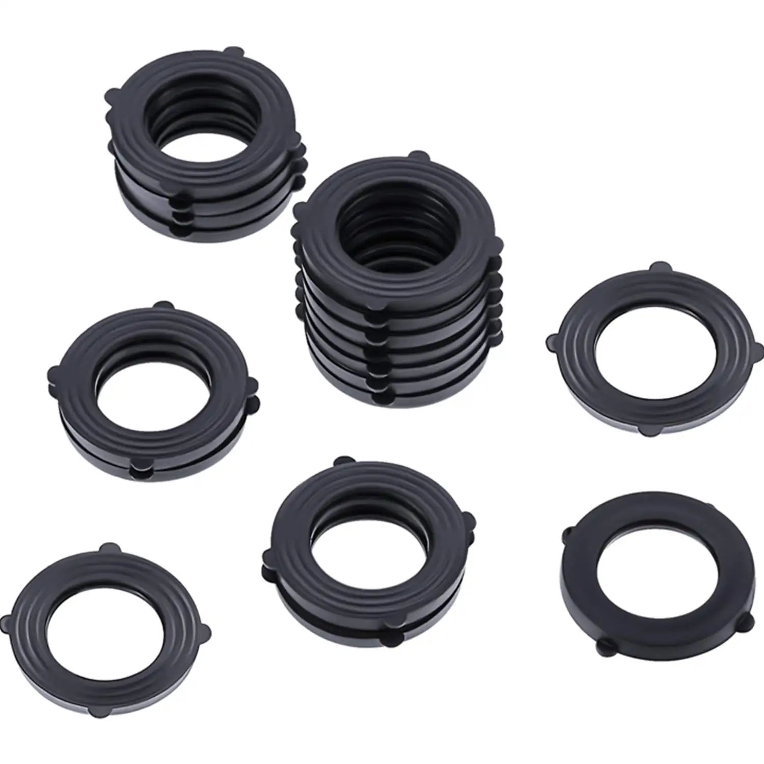50pcs Hose Washers Rubber Washers Seals, Fit All Standard 3/4