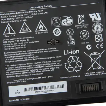 Vysoce kvalitní náhradní baterie pro BOSE SoundDock, SoundDock, SoundLink Air 300769-001, 300768-003, 300770-001, 2200 mAh 6 nejlepší prodej baterie Bose Sounddock - №1