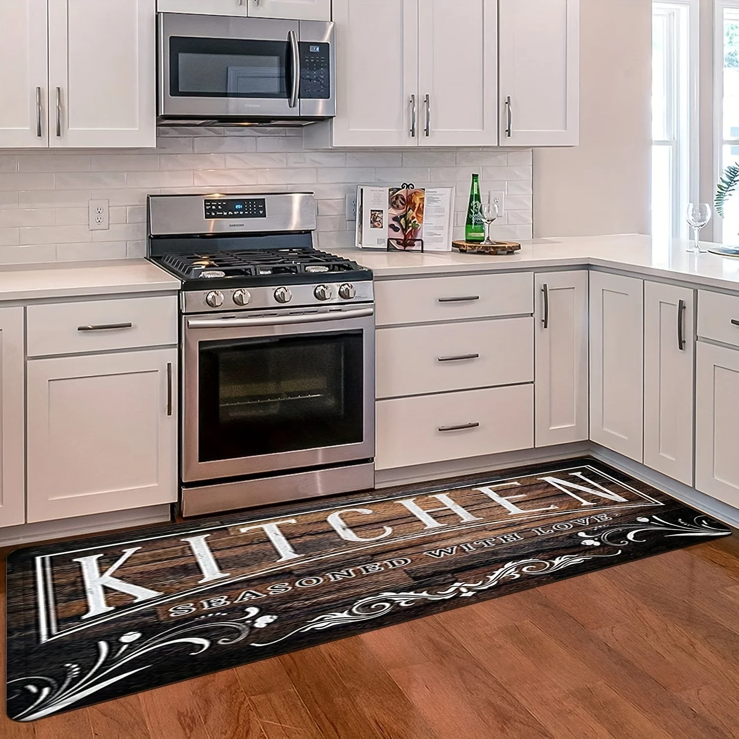 Blue Textured Kitchen Runner R - огляд і ціна Commercial Kitchen Non Slip Flooring