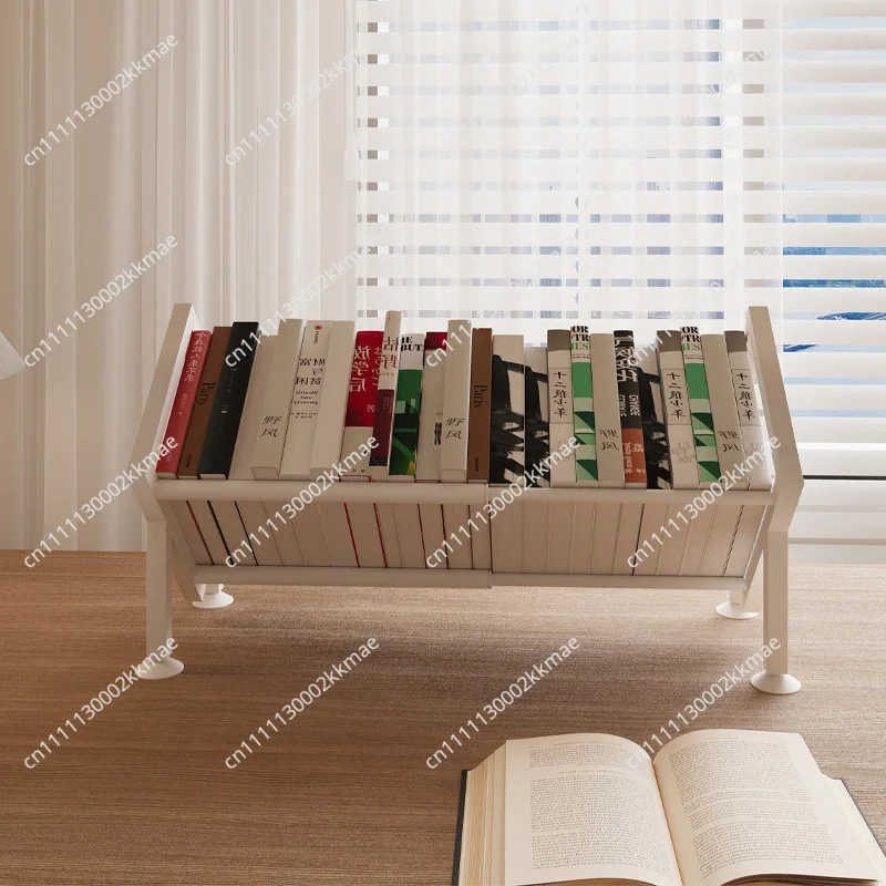 Desktop Small Retractable Bookshelf Office Study Sorting Storage Rack Student Dormitory Desk Holder