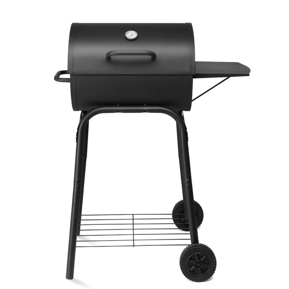 

Premium Barrel Charcoal BBQ Grill – Large Cooking Space, Adjustable Heat Control & Mobile Design for Effortless Outdoor Grilling