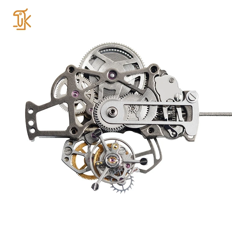 Skeleton Tourbillon Watches Automatic Movement Parts Custom Unique Luxury Manual Winding Mechanical Watch Movement