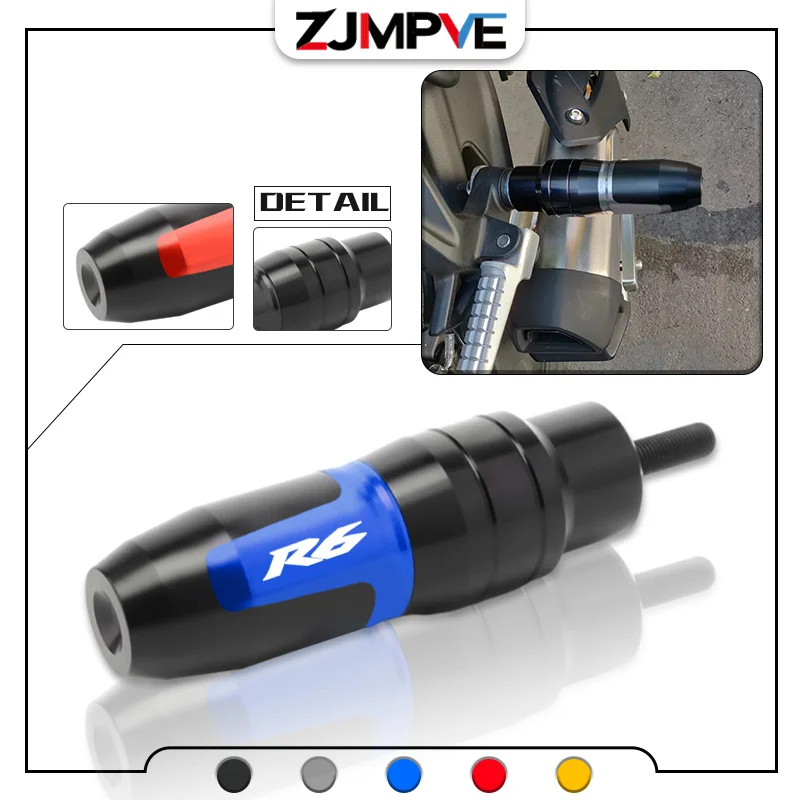 

2024 New Style Motorcycle Exhaust Frame Sliders Crash Pads Falling Protector Accessories For YAMAHA R6 R6S YZF R7 YZF-R6 YZF-R7