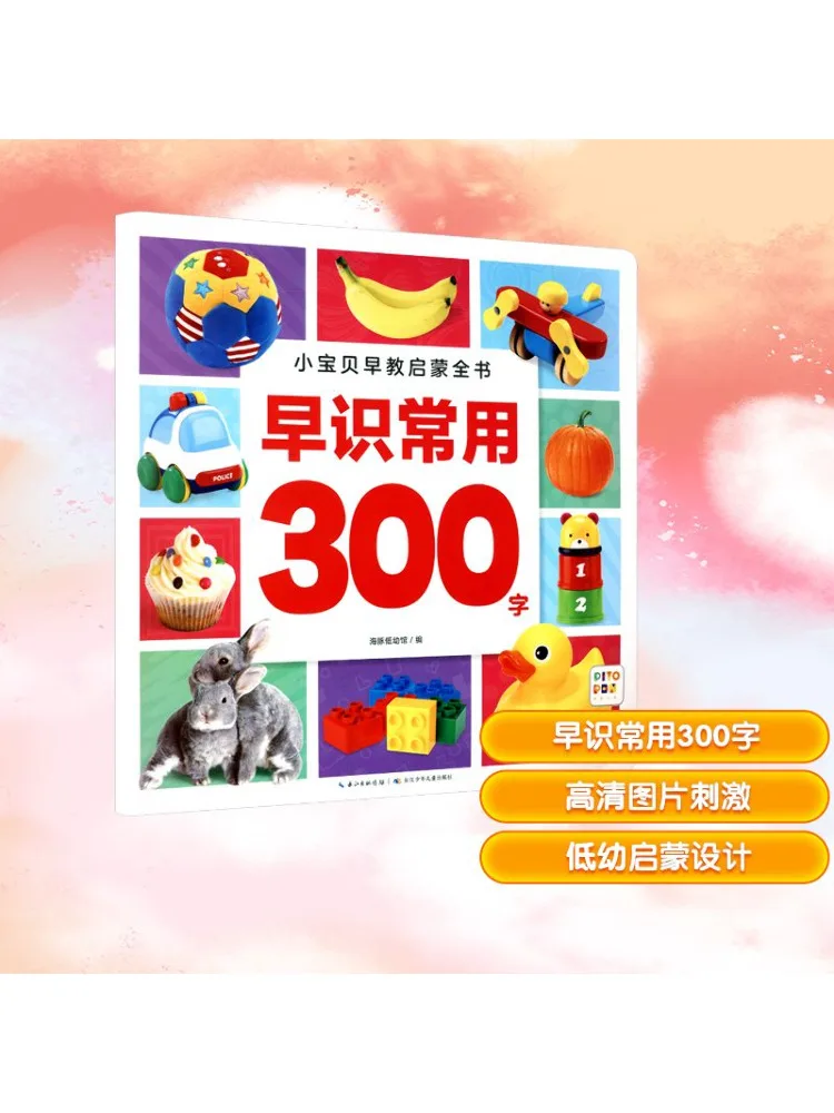 

Книга-Winshare Little Baby Книга для раннего образования, раннее распознавание обычных 300 слов