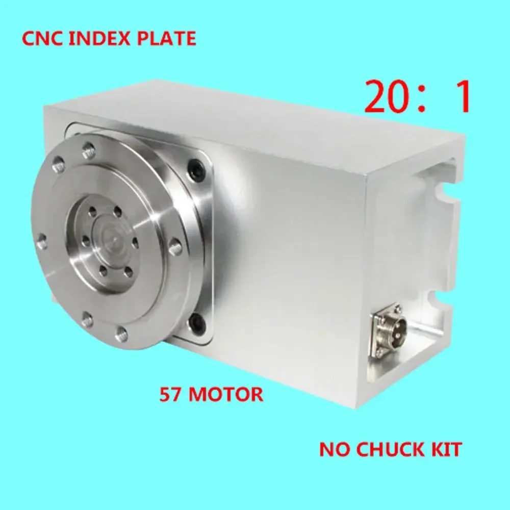 

CNC Indexing plate, A axis, rotating axis, high-precision planetary reducer, 20:1