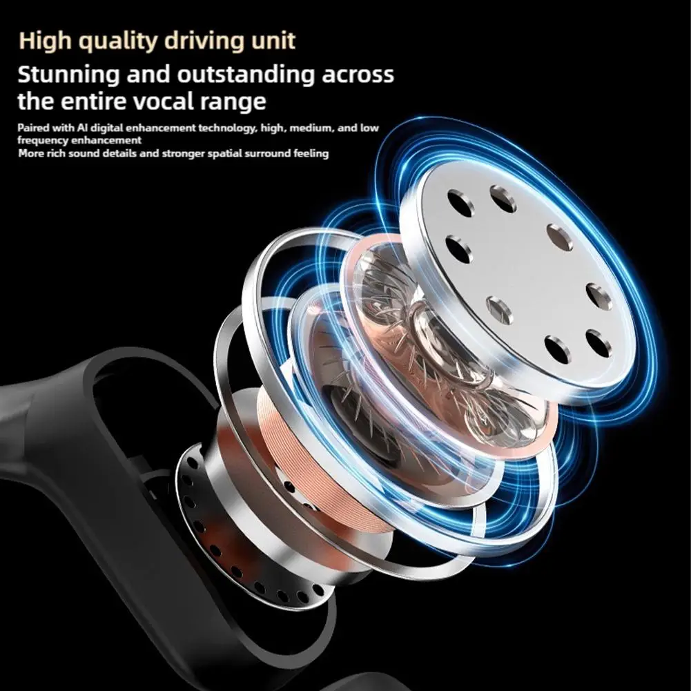 مترجم XP6 سماعات بلوتوث النوم ASMR سماعة DIY التعادل APP AI سماعات لاسلكية مكتب السفر