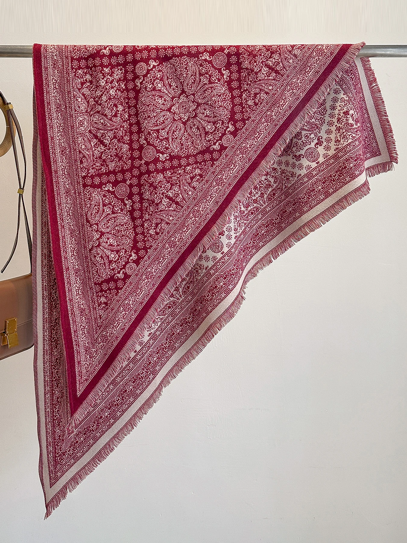 Frauen Paisley Print Kaschmir Schal Nachahmung Pashmina Schal Weiche Warme Winter Wrap Modische Weibliche Design Decke Bufanda – Detail 3