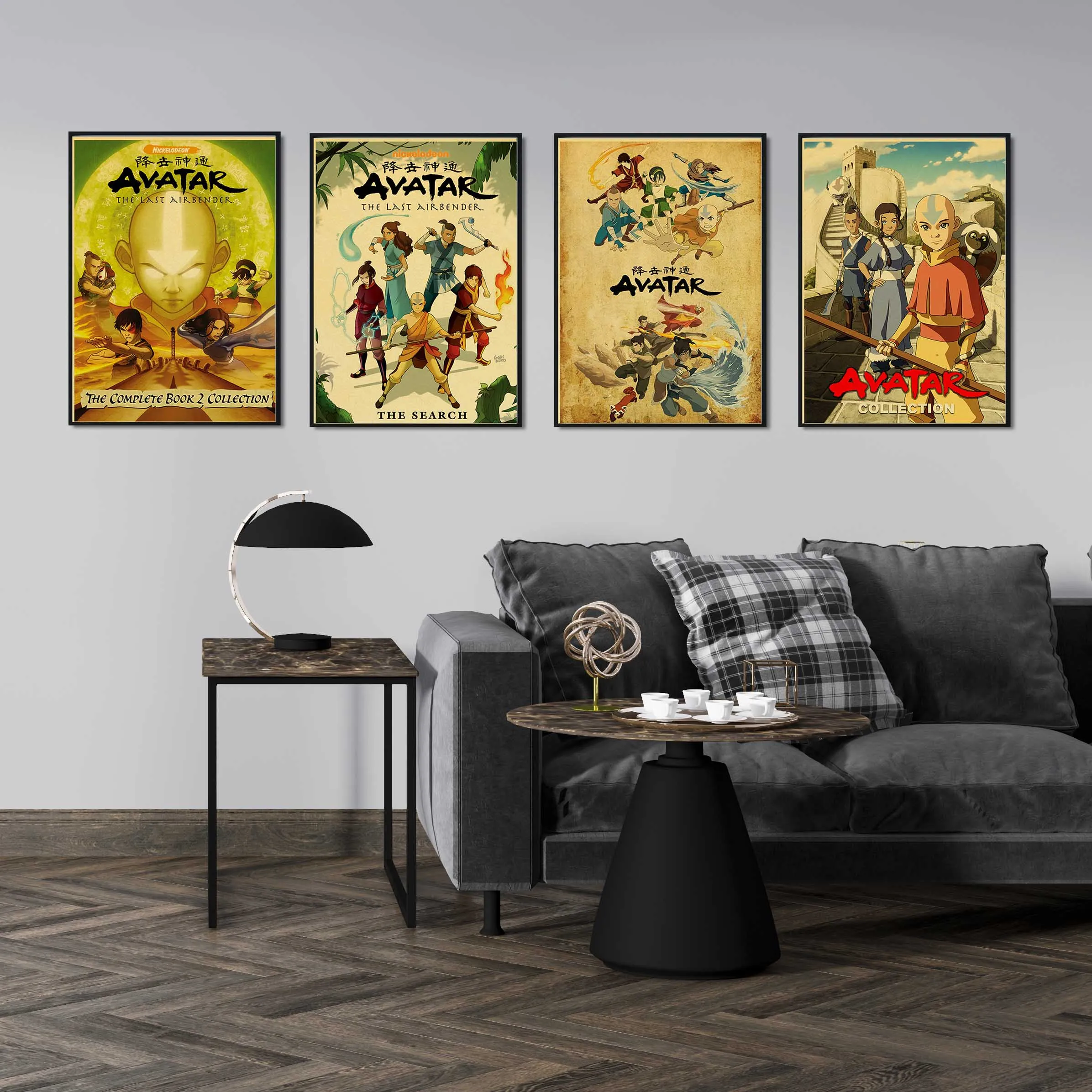 Classic American Anime Avatar: The Last Airbender Kids Room Boys Bedroom Wall Art Decor Canvas Poster Inkjet Print z26