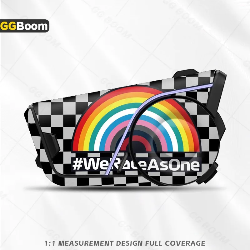 Used For SENA 60s sena 60S Motorcycle Bluetooth Headset Stickers Protect Earphone Box Creative Multiple Styles Decal Waterproof