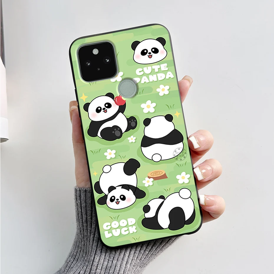 Etui z kreskówek dla Google Pixel 5A 5G Silicone Soft Back Cover Etui na telefon dla Google Pixel 5A 5 XL 5XL Pixel5 A Capa Funda Coque