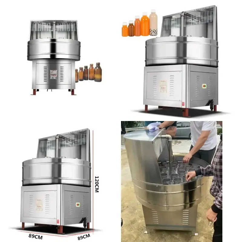 

Glass PET Bottle Washing Machine LQ-26 Semi-Automatic Efficient Home Cleaning Device
