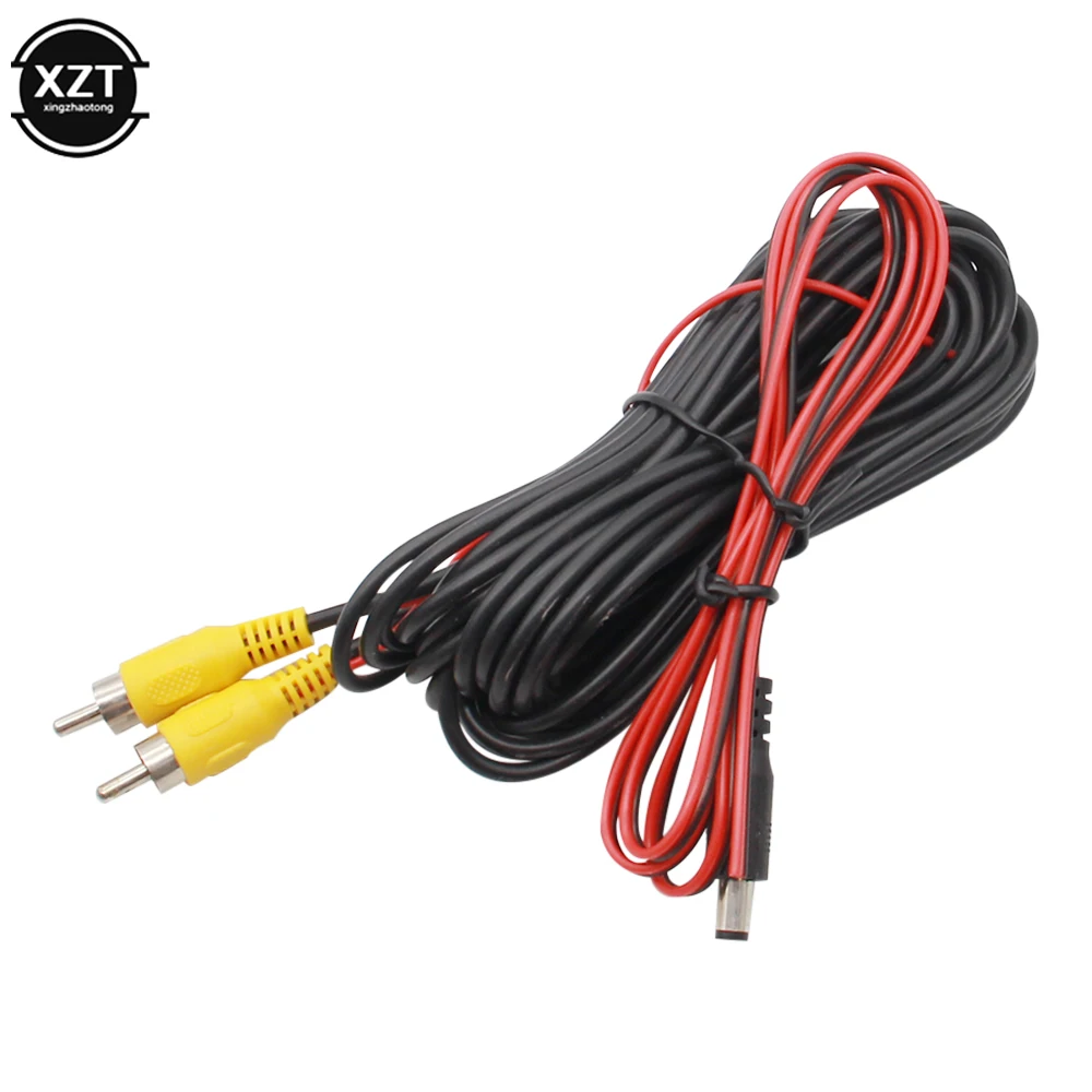 RCA Video Cable For Car Rear View Camera Universal 6 Meters Wire For Connecting Reverse Camera Car Multimedia Monitor