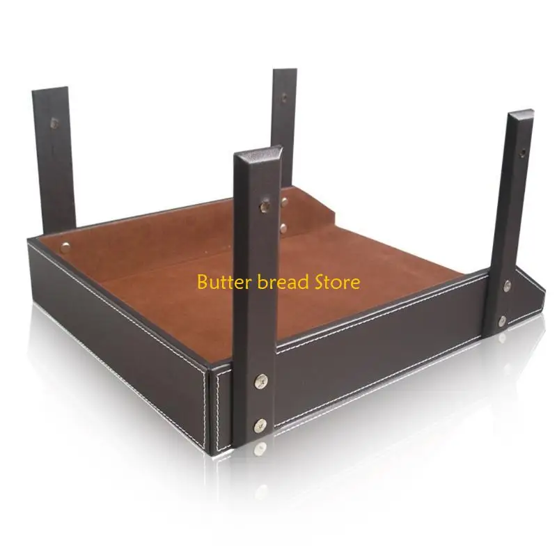 W89C Document File plateau Double couches bureau PU en en papier support support