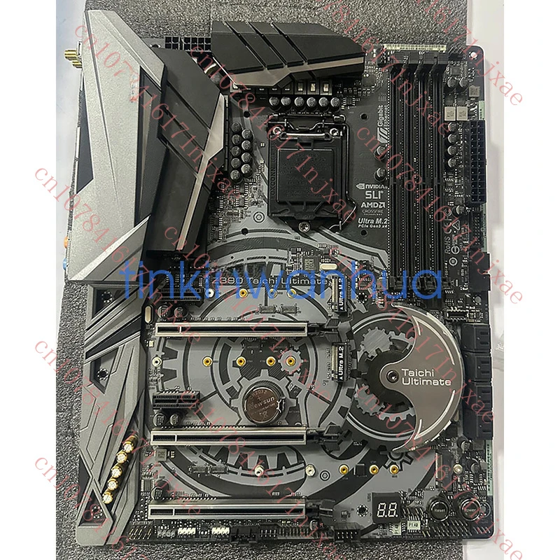 

used For ASRock Z390 Taichi Ultimate Motherboard LGA1151 PCIe3.0 HDMI DisplayPort ATX.