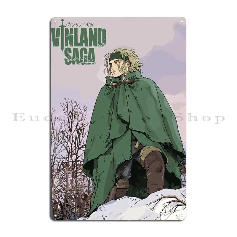 Vinland Saga Metal Sign Living Room Classic Garage Club Custom Garage Decoration Tin Sign Poster