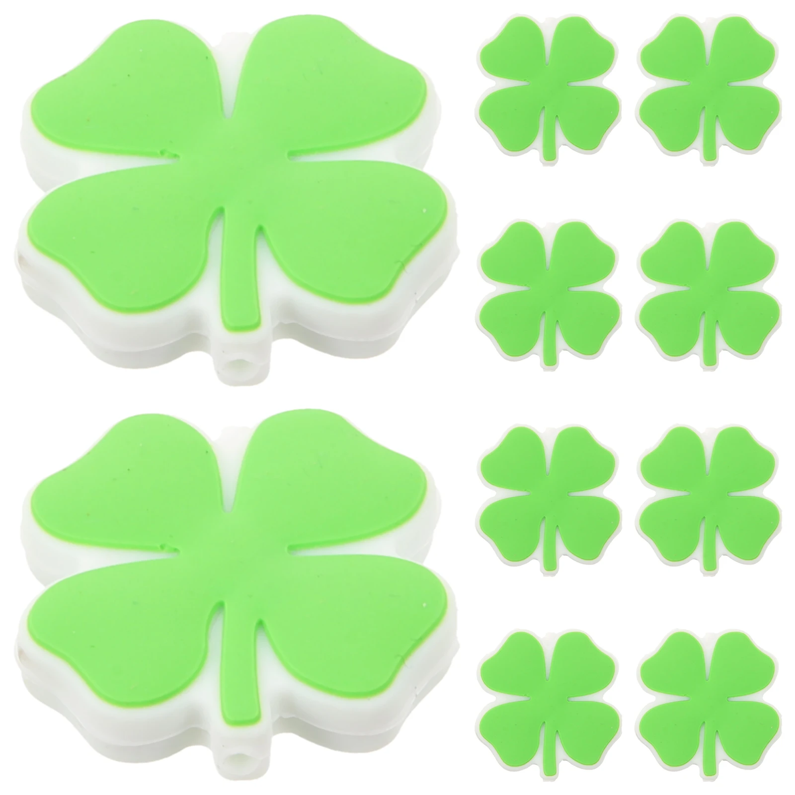 10 個のシリコーンビーズ葉の形のルースクラフトスペーサー Diy のジュエリー作成用キーホルダーブレスレットネックレス手芸アクセサリー