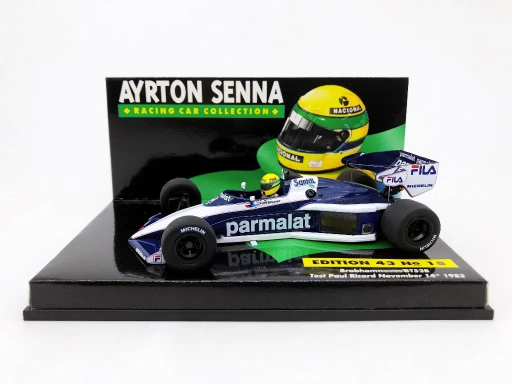 Minichamps 1:43 F1 BT52B 1983 Ayrton Senna Da Silva Simulation Limited Edition Resin Metal Static Car Model Toy Gift