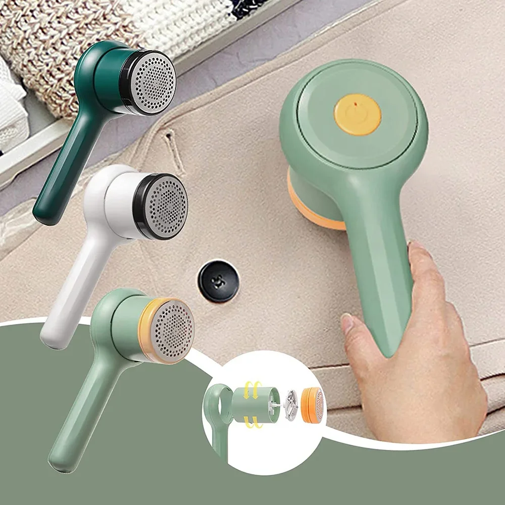 Elektrische Lint Remover Draagbare Kleding Trui Gordijnen Fuzz Stof Scheerapparaat USB Oplaadbare Pil Remover Lint Pellet Cut Machine