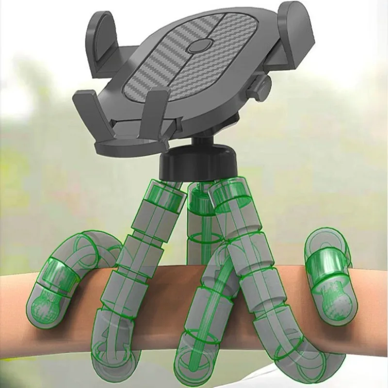 Flexibler Oktopus-Kinderwagen-Handyhalter 360-Grad-Rotation Handyhalterung für Kinderwagen Fahrrad Roller Passend für 4,0-7,2 Zoll Smartphones – Detail 5
