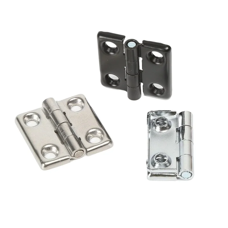 

2PCS 40.5mmX40.5mm Heavy Duty Hinge 304 Stainless Steel Industrial Hinge Zinc Alloy Thickened Hardware127
