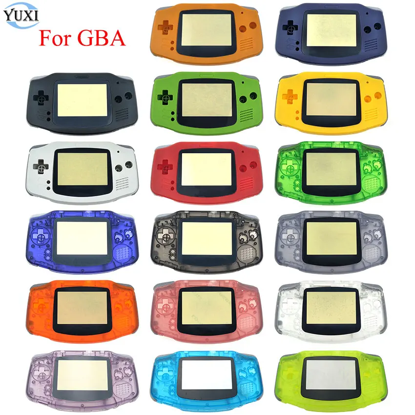 

YuXi Colorful Housing Shell Replacement For Gameboy Advance GBA Console Hard Case With Screen Lens & Buttons Kit