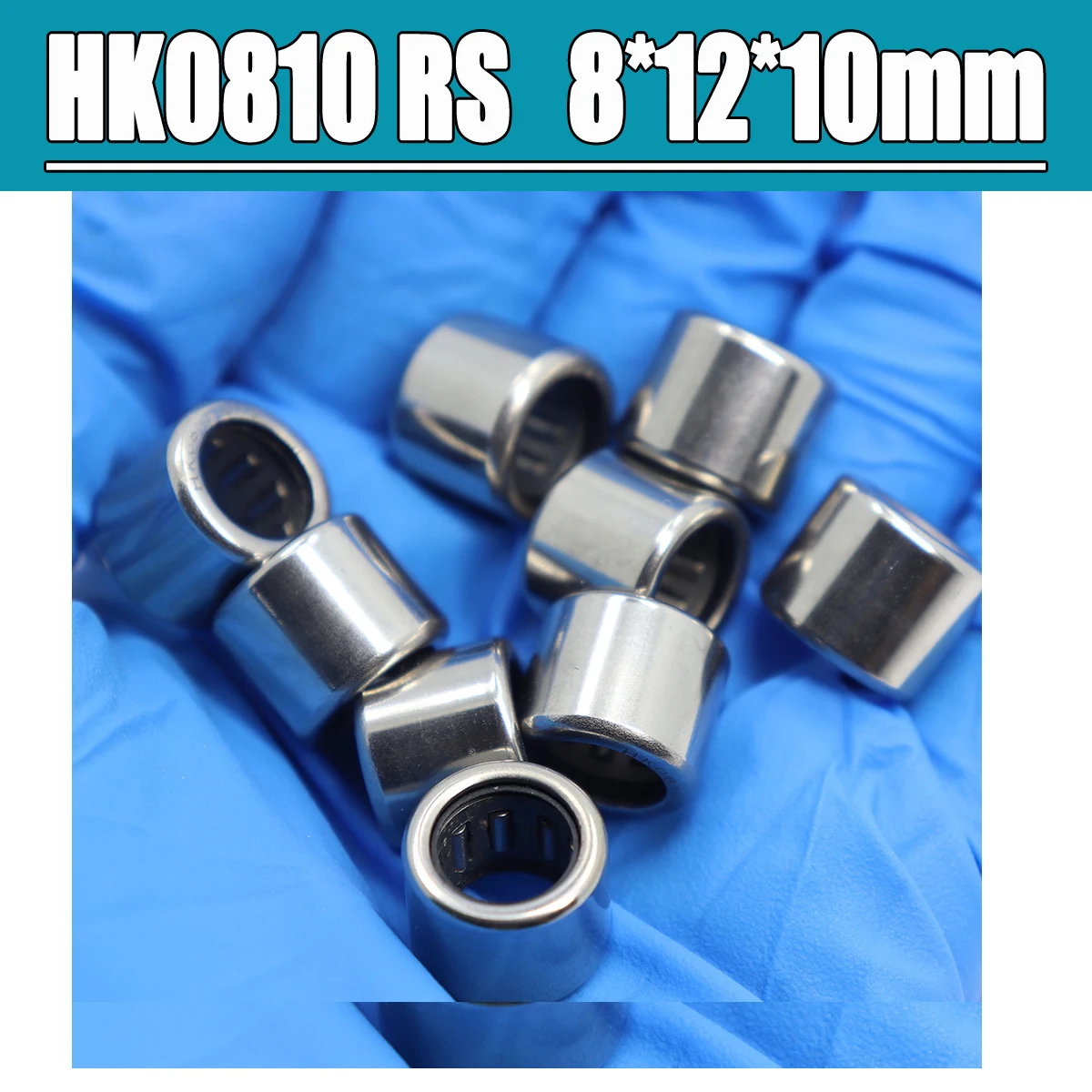 

HK0810 2RS Подшипник ABEC-1 (10 шт.) 8X12X10 мм Игольчатый ролик с нарисованной чашкой HK0810 RS Подшипники с герметичным покрытием