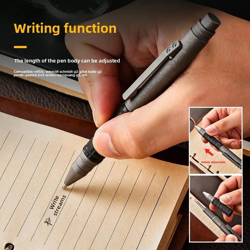 

1 шт. новая тактическая ручка из титанового сплава, инструмент для самообороны, многофункциональная ручка для подписи, уличный инструмент, ручка для подписи на болтах