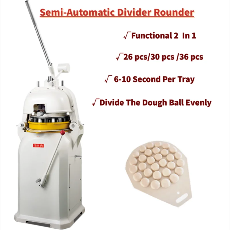 Small Bread Dough Rounder Divider Machine Pizza Bun Dough Ball Cutting Making Machines Food Rounder Machine Bakery Philippine