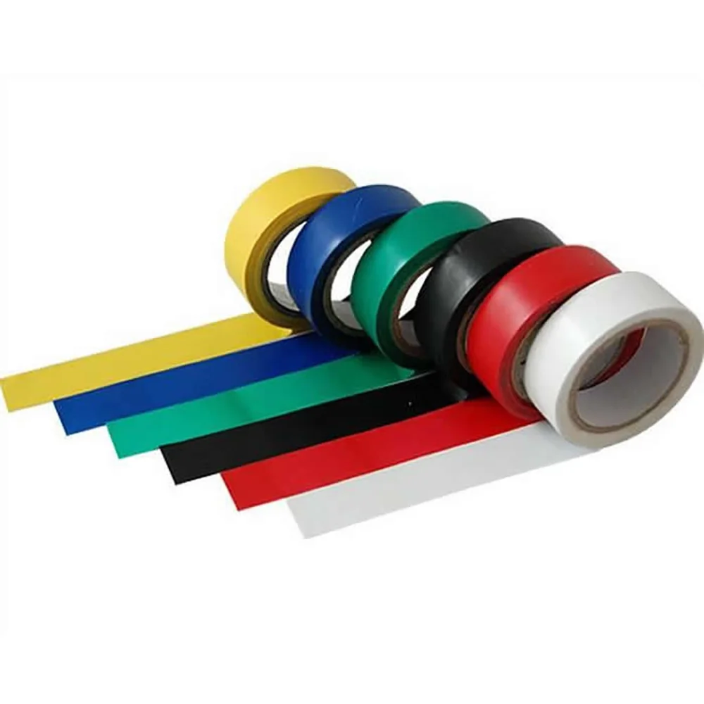 Color Electrical Tape Flame Retardant Electrical Insulation Tape 600V High Voltage PVC Waterproof Self-adhesive Electrician Tape