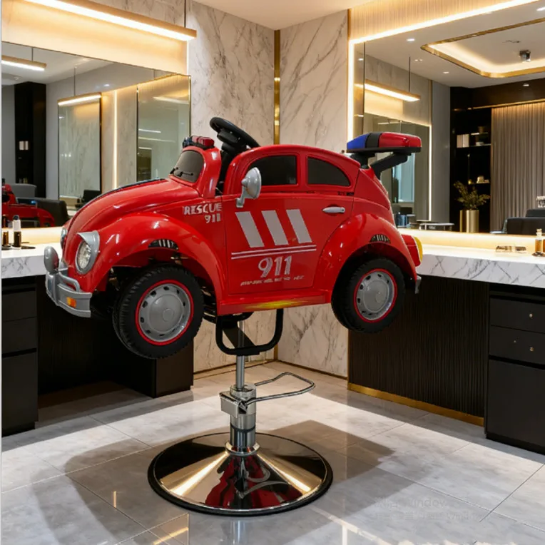 Car Seat Children's Haircut Barber Shop Hair Salon Special Hairdressing Lift Children's Electric Music Cartoon Toys