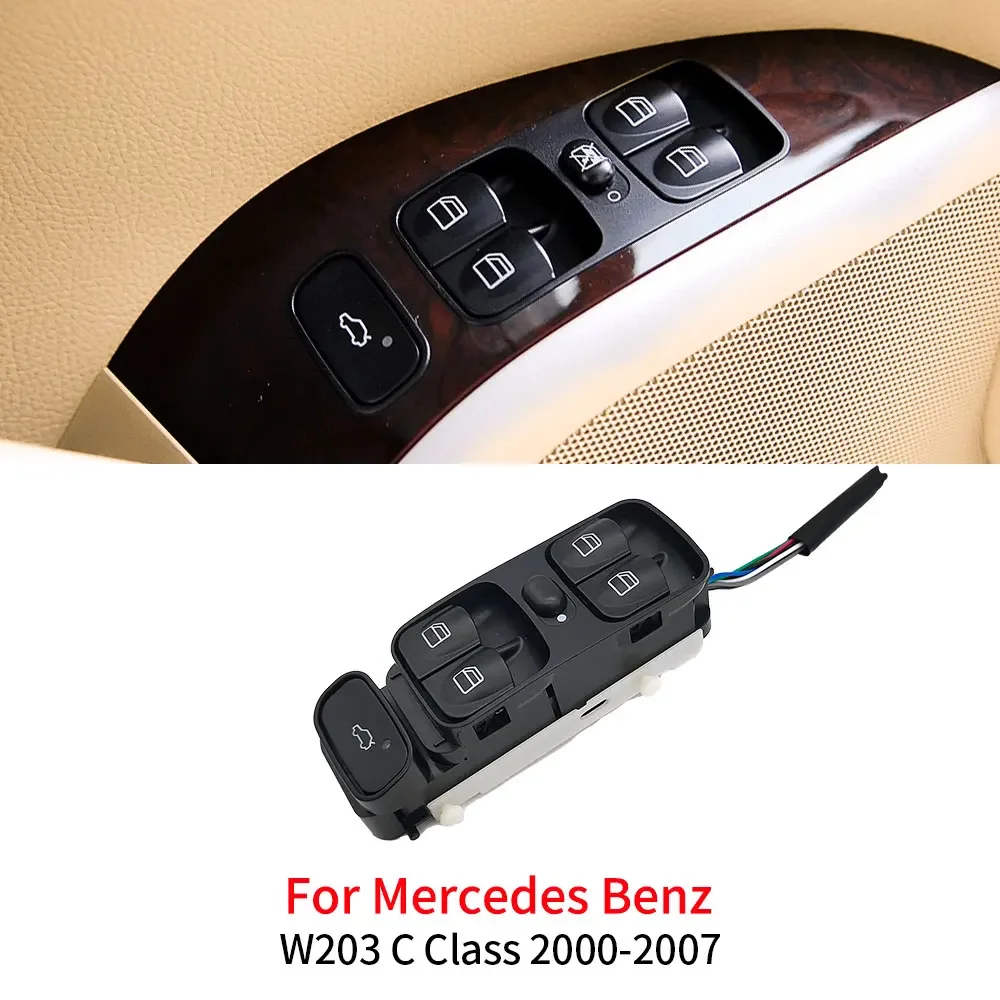 

For Benz W203 Car Electric Power Master Window Switch Replacement Accessory For Mercedes C Class C180 C200 C250 E300 2038210679