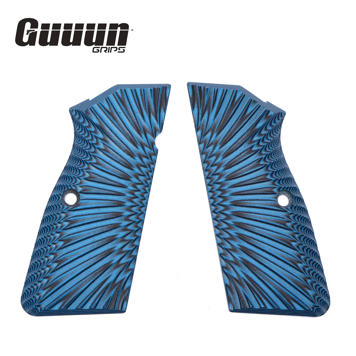 

Ручки Guuun G10 для Browning Hi Power и Tisas Regent BR9, тактическая текстура Sunburst