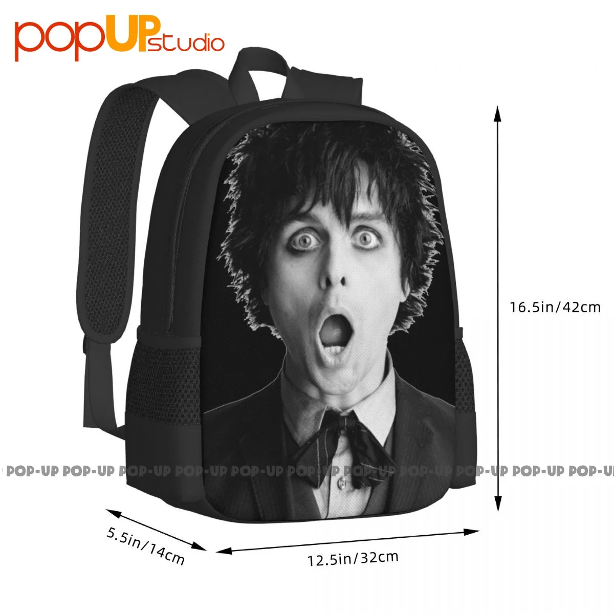 Billie Joe Armstrong Billy Rock Green Day Band Backpack Large Capacity Gym Creative Sports Bag Clothes Backpacks